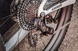 Spotted: Prototype SRAM Direct Mount Drivetrain - Les Gets XC World Champs 2022