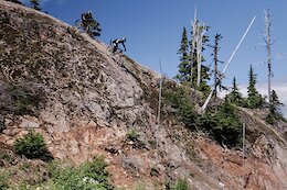 Video: Wade Simmons Picks Apart Some of the Whistler Bike Park’s Biggest Trailside Features with Billy Meaclem