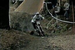 Throwback Thursday: Nathan Rennie Almost Gets Taken Out By a Rolling Log - 2006 DH World Champs
