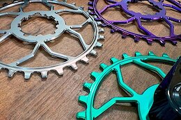 First Look: 5DEV's $200 Titanium Chainrings For SRAM Cranks