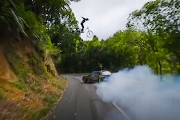 Video: Propain's Dylan Crane Jumps Over a Pro Drift Car