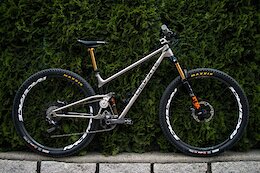 Deviate Cycles' High Pivot Titanium Prototypes