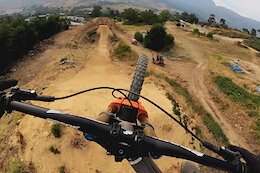 Video: Theo Erlangsen Takes the First Full Lap of the Darkfest 2024 Course