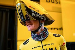 Visma-Lease a Bike Unleashes Insane New Time Trial Helmet from Giro