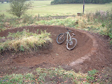 New berm just needing finished off