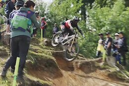 Video: Practice Day Action from the Leogang DH World Cup 2024