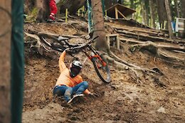 Video: Low Traction Action in the Sleeper Shreddit from the Leogang DH World Cup 2024