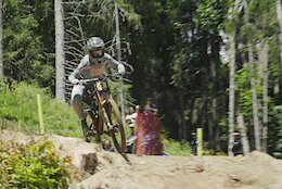 Video: Practice Day Action from the Les Gets DH World Cup 2024