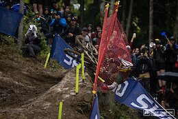 Video: Slides, Spills & Saves from the Les Gets DH World Cup 2024