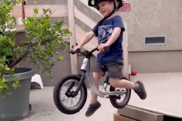 Interview: Dan Honeycutt on His 5-Year-Old Elliot’s Viral Balance Bike Video & His Kids’ Love of Riding