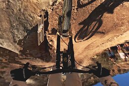 Video: Tom Van Steenbergen’s Wild Front Flip Drop POV from Red Bull Rampage 2024