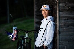 Ayato Kimura Presented with Red Bull Helmet by  Loic Bruni & Brook MacDonald