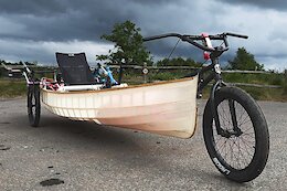 Slack Randoms: Homemade Bike Boats, a Documentary on Bike Waste, Tandem Twins & More