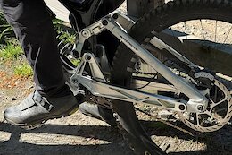 Spotted: Prototype Nukeproof DH Bike With New Four-Bar Layout