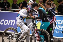 Lisa Baumann Breaks Collarbone in Finals Crash at the 2025 Loudenvielle DH World Cup