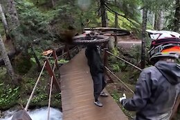 Man Throws Bike Off Bridge in Whistler Bike Park Altercation