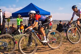 Spotted: Rockshox SID with Black Box Aero Fairings at Leadville 100