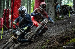 Photo Epic: Wet & Wild Practice Laps at the 2025 Les Gets DH World Cup