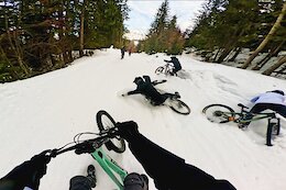 Video: Vinny T Captures Ski Slope Carnage During Verbier’s Snow Bike Day