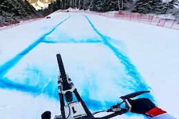Vinny T Hits Speeds Over 100km/h in his Snow Bike World Champs POV