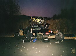 Video: A Haphazard East Coast MTB Road Trip in a Burn-Scarred BMW E30