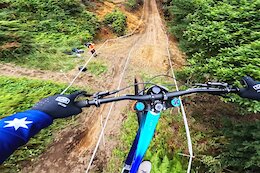 Luke Meier-Smith’s Winning Run POV from the Crankworx Rotorua Kārearea Downhill
