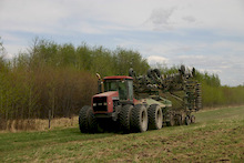 Case IH 9250 and Great Plains air drill