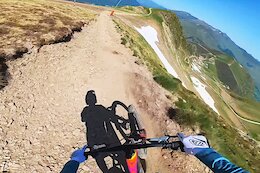 Video: Loudenvielle Enduro World Cup Practice with Ella Conolly & Iago Garay