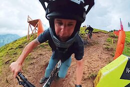 Video: Average Rider VS Leogang’s Muddy & Rutted DH World Cup Track