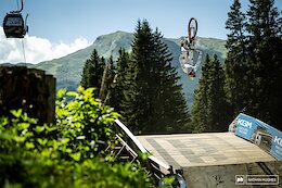 Video: Asa Vermette’s Practice Run Backflip POV from the Lenzerheide DH World Cup