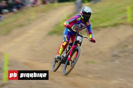 First Lap of the Wet &amp; Dry Les Gets DH World C