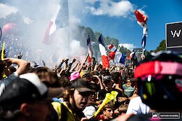 “The French Spirit”: Emmanuel Macron Comments on Racing at the Les Gets DH World Cup