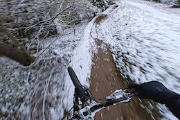 Video: Vinny T's Snow Covered Bike Park Laps