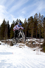 Some winter riding on sunny saturday. :) Photo by: Lauri Auranen