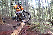 Getting a little air.  The trail if full of ramps like this.