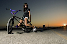 Girl on the bike :D