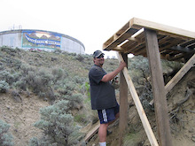 building of the
"Dry gulch gap"
my first attemt at building!