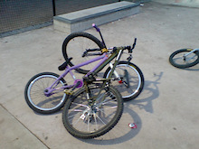 my bike after a colision with liam PC