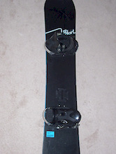 K2 Dart Snowboard 138 cm Snow Board No Bindings Blue Yellow