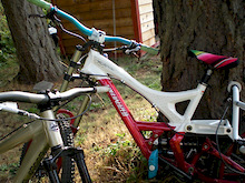 My bikes...soon to be 4, with a custom 2009 Eastern Traildigger 26"