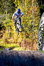 Me jumping big box in Laajavuori.

Photo by tonirutanen.com