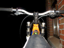 View of 'cockpit' of my bike.