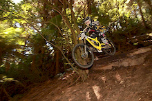 a drop , from the 2010 North Island Downhill cup, Round #3