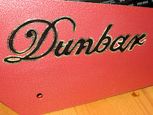 Dunbar tank plate, done "Indian" style.
