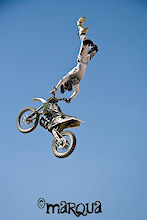 FMX action in 45 degree heat at this years Pro X event