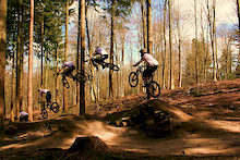 tweaky table over the last jump. thanks to tame cameragirl Loz =D