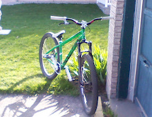 07' Specialized P.1 Frame
Hayes Nine Brakes 
Diety Stem 
FSA Pig Headset (New this year)
Proper Grips 
NS Habenero Bars 
Sr Suntour Duro Fork 
Haro Crank Arms 
33-12 Gearing with white KMC chain 
Specailized Fuze SL Saddle 
Kenda K-Rad Tread 
WTB Rims 
New BB(this year)
New front axle
Rebuilt Front Hub(RMB