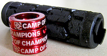Every Bike Camper gets a free COC ODI Collabo Grips. If you can't make it to camp this summer, but would still like to rock our grips, send us an email to info@campofchampions.com and we'll get you set up with a pair for $14 CDN.