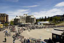 The Camp of Champions at Opening Day of The Whistler Bike Park