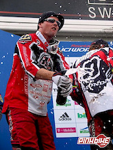 Rennie Podiums at the world cup downhill in Willingen, Germany